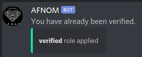 afnom regain verified