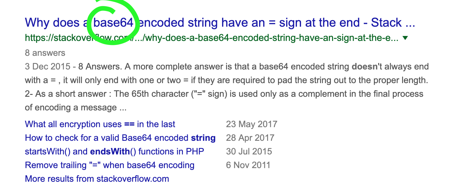 google search